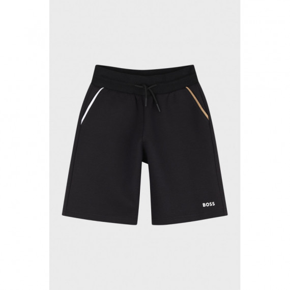Shorts BOSS para niños con detalles Icónicos de la marca