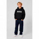Sudadera BOSS Kids con Capucha y Logo