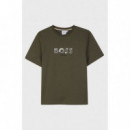 Camiseta con logo para niños de Boss