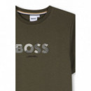 Camiseta con logo para niños de Boss