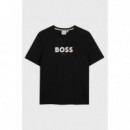 Camiseta con logo para niños de Boss