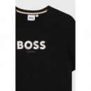 Camiseta con logo para niños de Boss