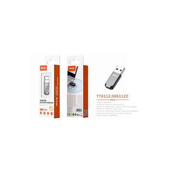 MTK Adaptador BLUETOOTH USB Receptor V 5.3 TT6112