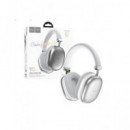 HOCO Auricular de Casco BLUETOOTH W35 Max Plata ,ranura Micro Sd,jack 3.5MM