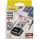 ANDOWL Adaptador Otg Tipo C/h a Usb/m Q-A06