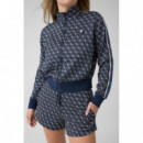 4G Allover Jacquard Full Zip J 4G Rhombu  GUESS