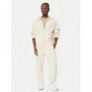 KENNETH FULL ZIP HOODIE SWEATS CREME BRU
