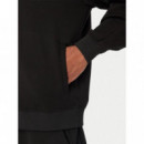 KENNETH FULL ZIP HOODIE SWEATS JET BLACK