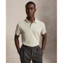 SSKCCMSLM1-SHORT Sleeve-knit Stone  RALPH LAUREN