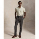 SSKCCMSLM1-SHORT Sleeve-knit Stone  RALPH LAUREN