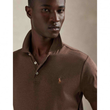 SSKCCMSLMM1-SHORT Sleeve-knit Brown Mu  RALPH LAUREN