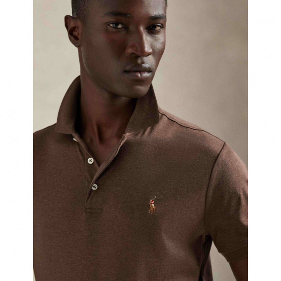 SSKCCMSLMM1-SHORT Sleeve-knit Brown Mu  RALPH LAUREN