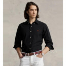 Cu Bd Ppc Sp-long Sleeve-sport Shirt Bla  RALPH LAUREN