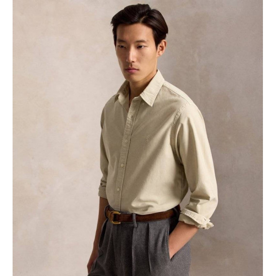 Cubdppcs-long Sleeve-sport Shirt Beige  RALPH LAUREN