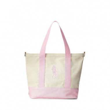 Tote Bag Cream/pink  RALPH LAUREN