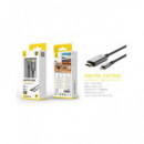ONE PLUS Cable Tipo C a Hdmi/m 4K Ultra HD 1.8MTRS NB1756 Negro