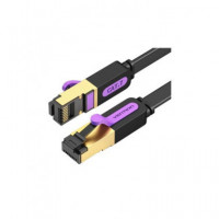 VENTION Cable Red RJ45 CAT7 1.5MTR Plano Negro Icabg