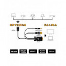 NIMO Cable Adaptador Hdmi/h a VGA + Jack 3.5MM Audio WIR941