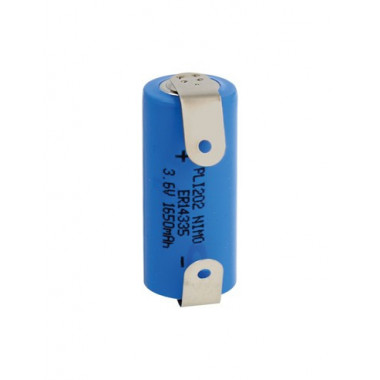 NIMO Pila Litio ER14335 3.6V 1650MAH Tama&ntilde;o 14,5X33,5MM Terminsles PLI202
