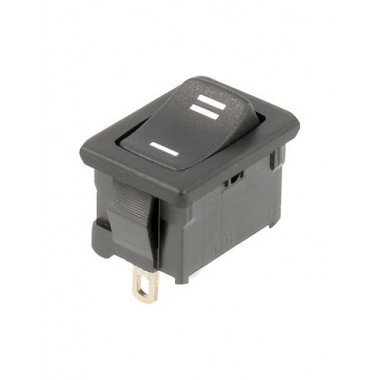 NIMO Interruptor Unipolar de Balancin 8A/250V YZ182 Negro
