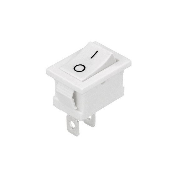 NIMO Interruptor Unipolar de Balancin 8A/250V YZ182B Blanco