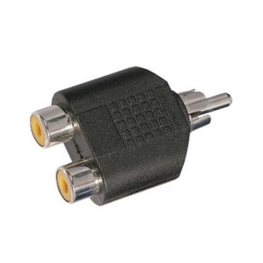 Adaptador Rca M - 2 Rca H CON324  LALO
