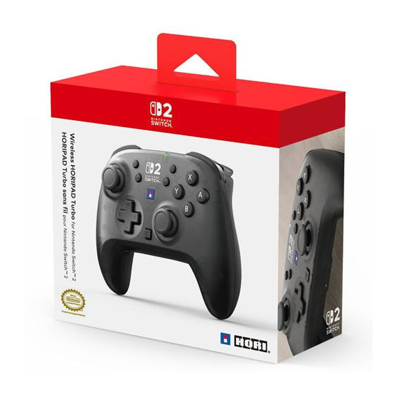 Mando Inalámbrico Horipad Turbo Negro Nintendo SWITCH2  HORI
