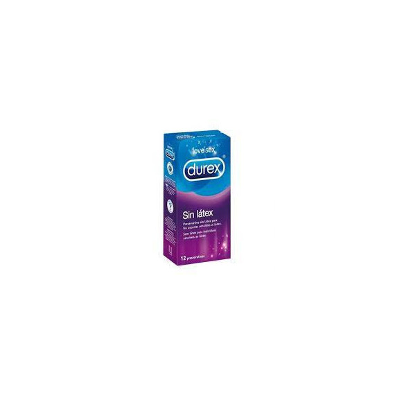 DUREX sin Latex 12 Preservativos