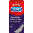 DUREX Sensitive Contacto Total 12 Preservativos