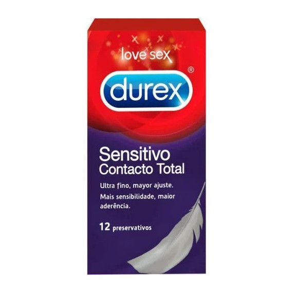 DUREX Sensitive Contacto Total 12 Preservativos