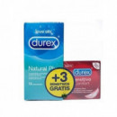 DUREX Pack Natural Plus 12 Preservativos + 3 Suave Suave