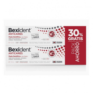 ISDIN Bexident Anticaries Pack Pasta 125ML X 2