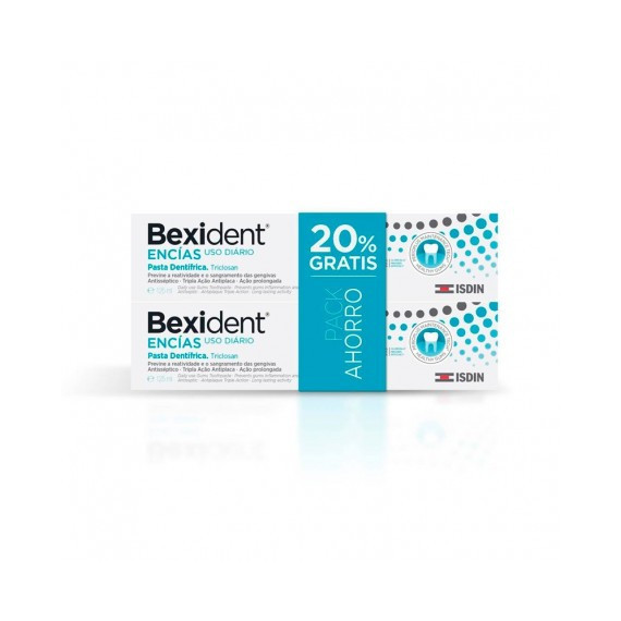 ISDIN Bexident Pasta Dentifrica Encias Uso Diario 2X125ML