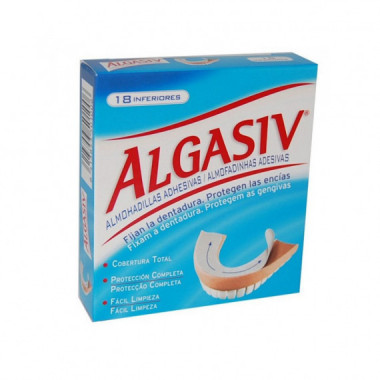ALGASIV ALMOHADILLA ADHESIVA DENTADURA INFERIOR