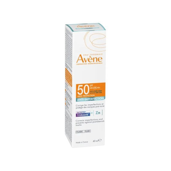 Avene Solar Fluido Anti Imperfecciones Expert SPF+50 40ML  AVÈNE
