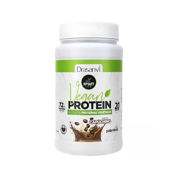 DRASANVI Proteina Vegana Sabor Capucino 600GR
