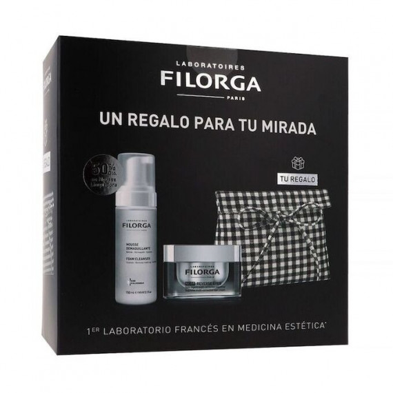 FILORGA Cofre Mousse Limpiador + Ncef Reverse Eyes + Neceser Regalo