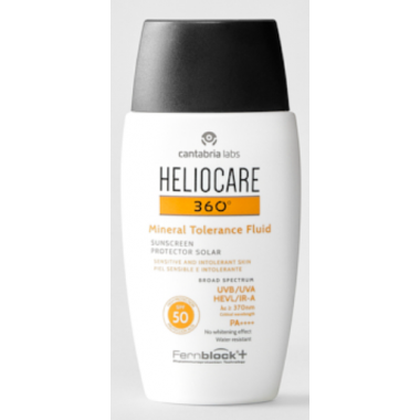 Heliocare 360 Mineral Tolerance Fluido SPF+50 50ML  CANTABRIA LABS