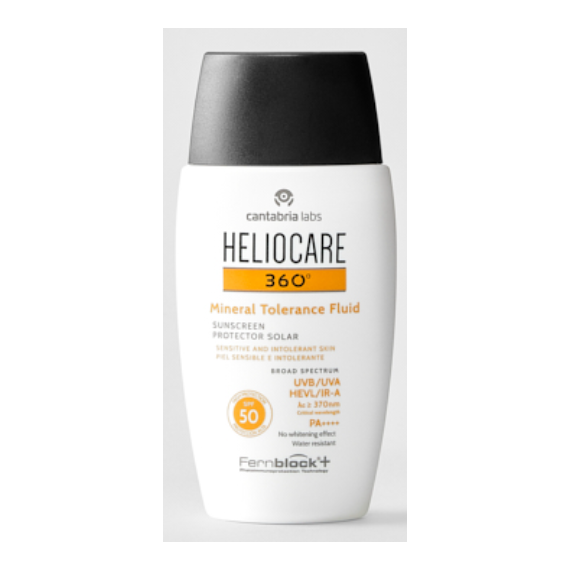 Heliocare 360 Mineral Tolerance Fluido SPF+50 50ML  CANTABRIA LABS