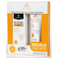 Heliocare 360 Pack Gel Oil Free SPF+50 + Advanced Spray  CANTABRIA LABS