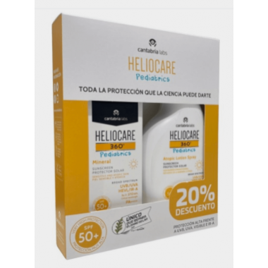 Heliocare 360 Pediatrics Atopic Locion Spray SPF+50 250ML  CANTABRIA LABS
