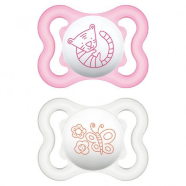 MAM Air Chupete Silicona 2-6M 2UDS