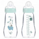 MAM Biberon Feel Good Cristal +2M 260ML A162
