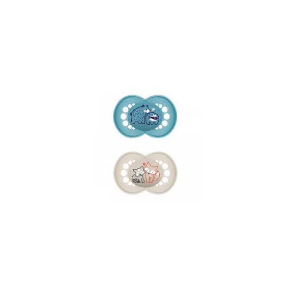MAM Chupete Original Pure +16M Azul S334 2UDS