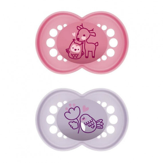 MAM Chupete Original Pure +16M Rosa S335 2UDS