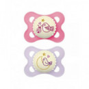 MAM Chupete Original Pure 2-6M Rosa S332 2UDS