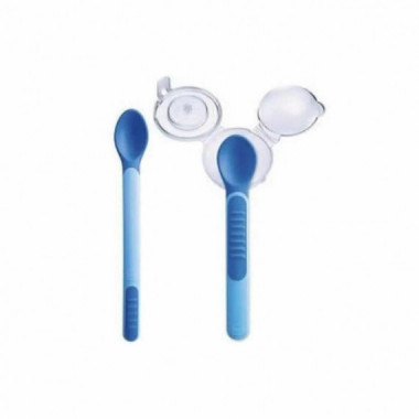 MAM Heat Sensitive Cuchara +6M Azul D106 2UDS