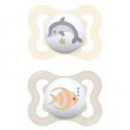 MAM S230 Chupete Air Silicona Unisex 2-6M 2 Uni