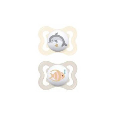 MAM S230 Chupete Air Silicona Unisex 2-6M 2 Uni