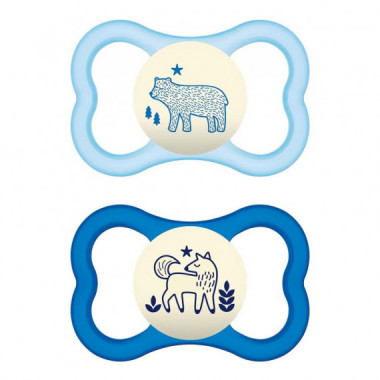 MAM S351 Chupete Air +6M 2UDS Unisex